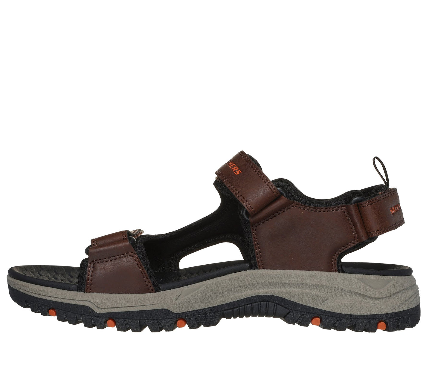 Skechers Men's 205139/BRBK Relaxed Fit: Prewitt - Rigdon Sandals Brown