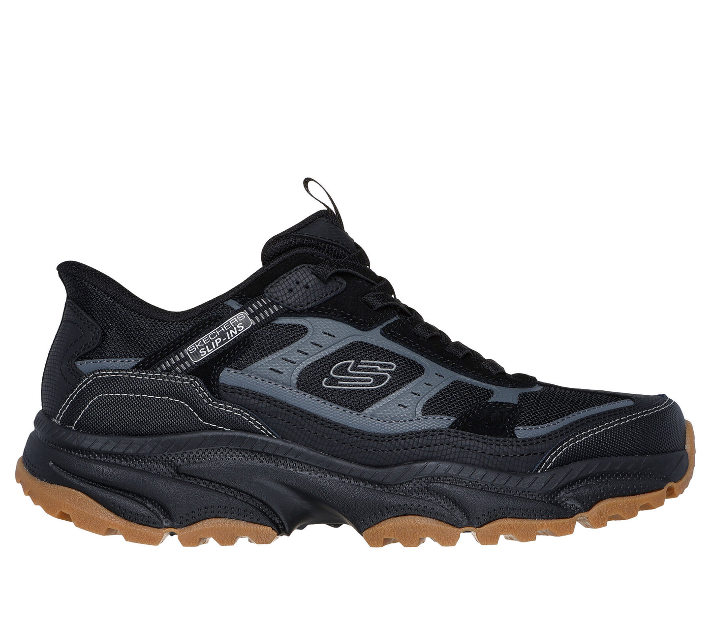 Skechers Men's 237744/BBK Slip-ins: Vigor AT Walking Shoes Black