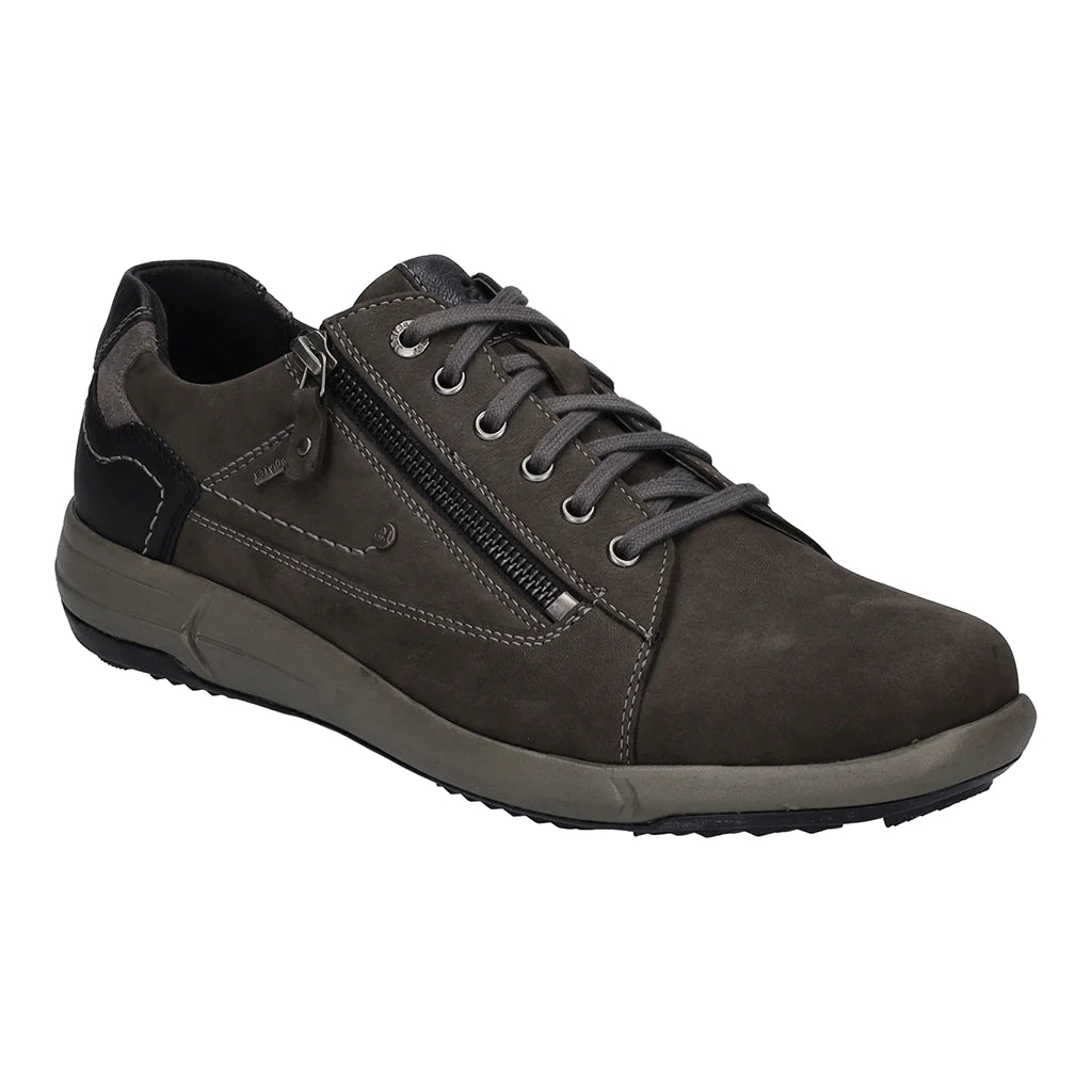 Josef Seibel Men's Enrico 56 Leather Waterproof Casual Shoes Brown Granite