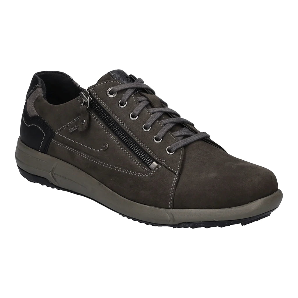 Josef Seibel Men's Enrico 56 Leather Waterproof Casual Shoes Brown Granite