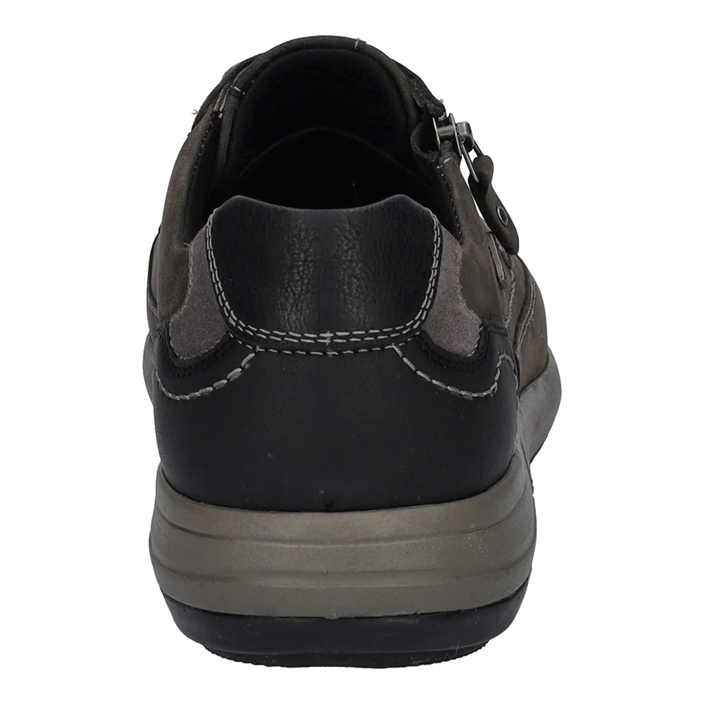 Josef Seibel Men's Enrico 56 Leather Waterproof Casual Shoes Brown Granite