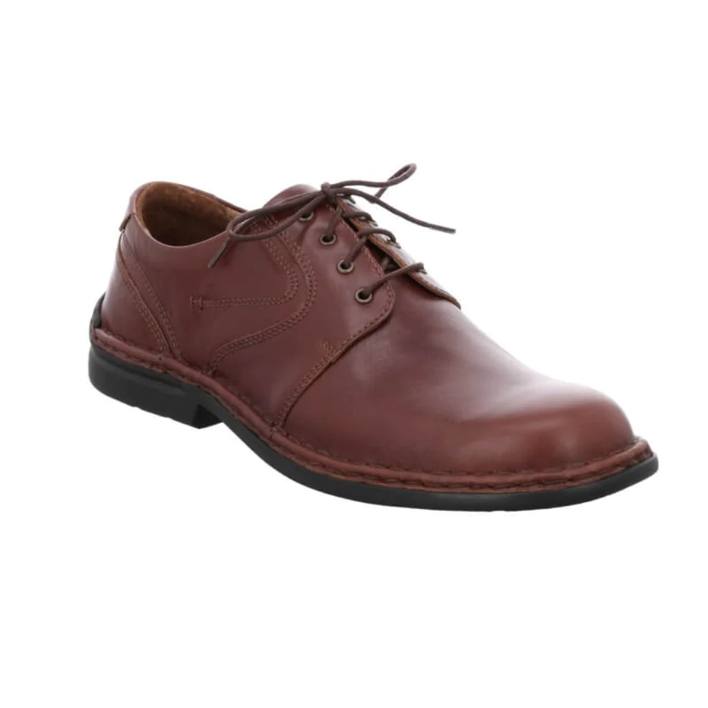 Josef Seibel Men's Walt Leather Casual Shoes Brandy Brown