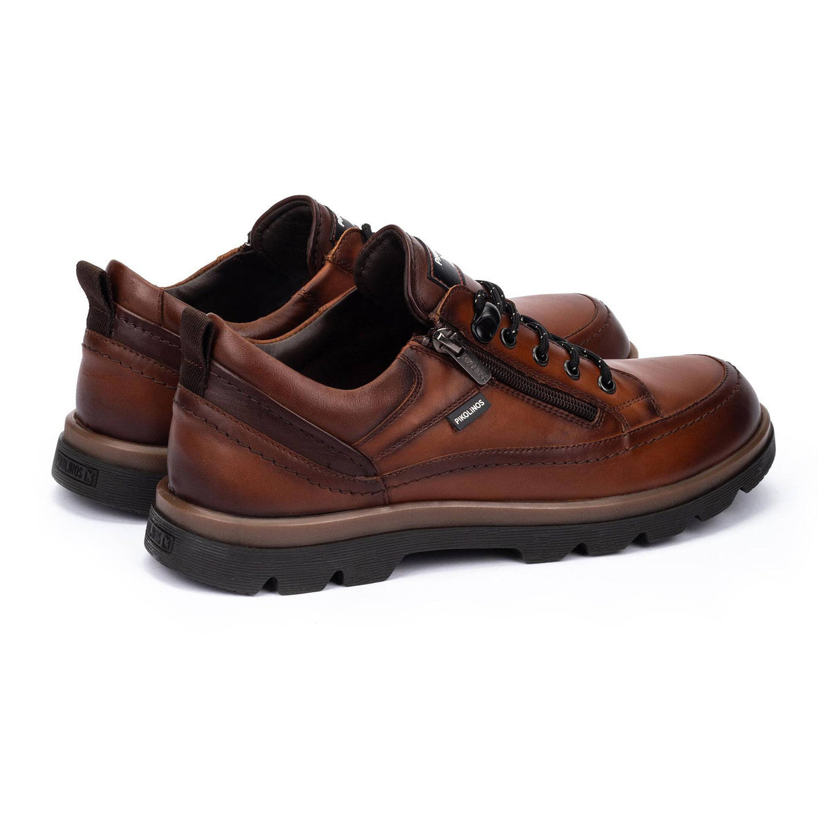 Pikolinos Men's Vigo M3M-4163C1 Leather Lace-Up Shoes Cuero Brown
