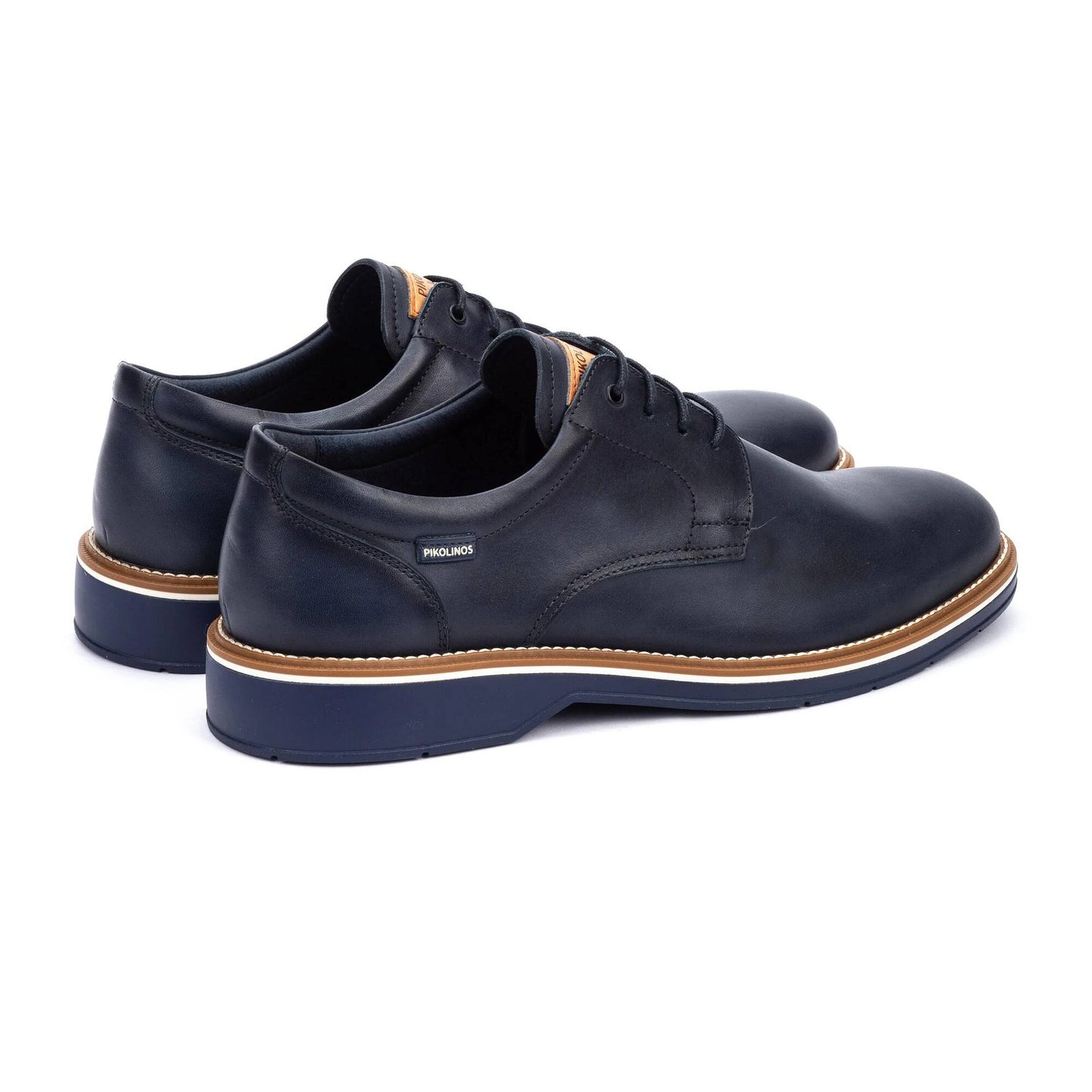 Pikolinos Men's Carlet M6W-4311 Leather Lace-Up Shoes Blue