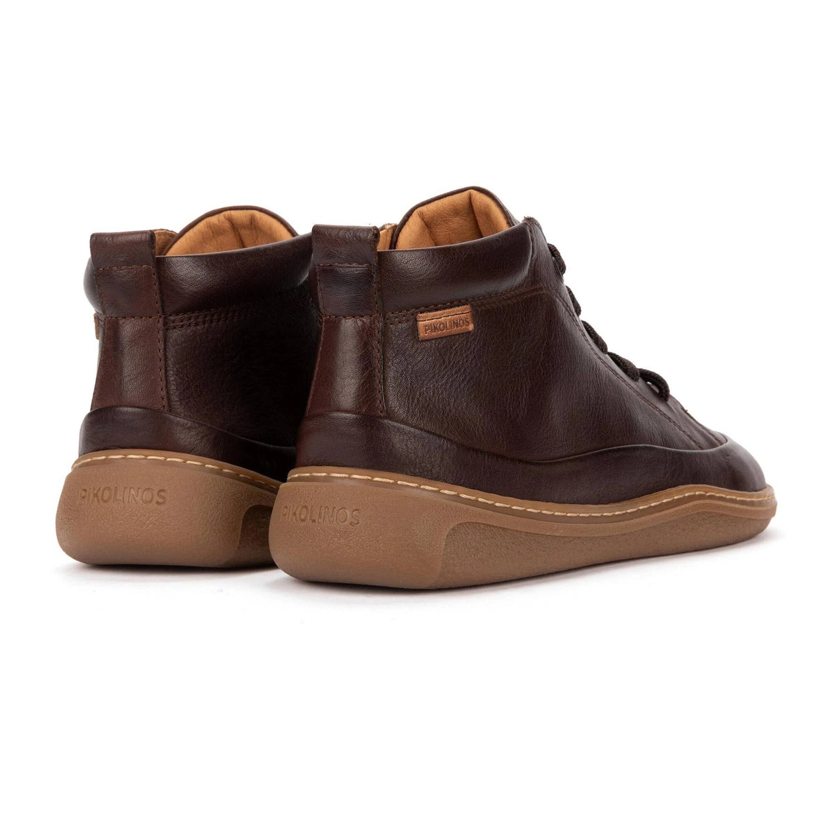 Pikolinos Unisex Aranjuez U9F-8055C1 Leather Ankle Boots Caoba Brown