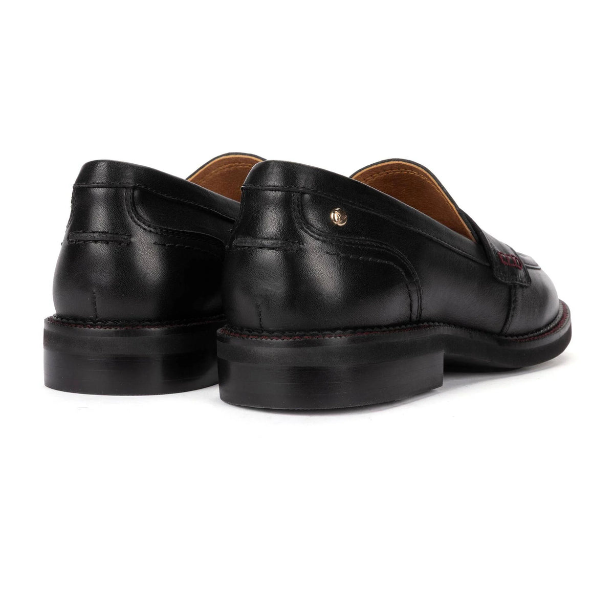 Pikolinos Women's Deva W2L-3959 Leather Loafer Shoes Black