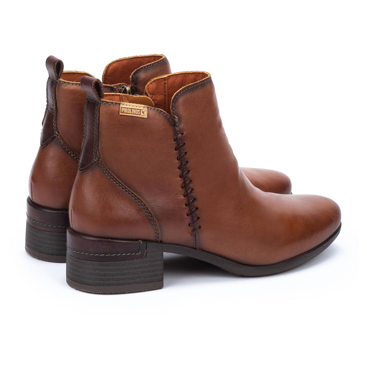 Pikolinos Women's Malaga W6W-8950 Leather Ankle Boots Cuero Brown
