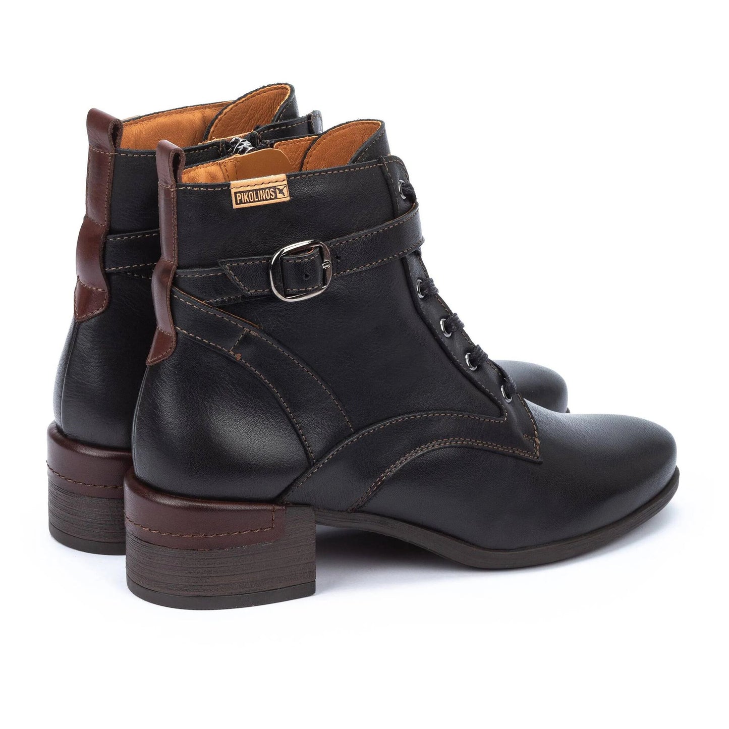 Pikolinos Women's Malaga W6W-8996C1 Leather Ankle Boots Black