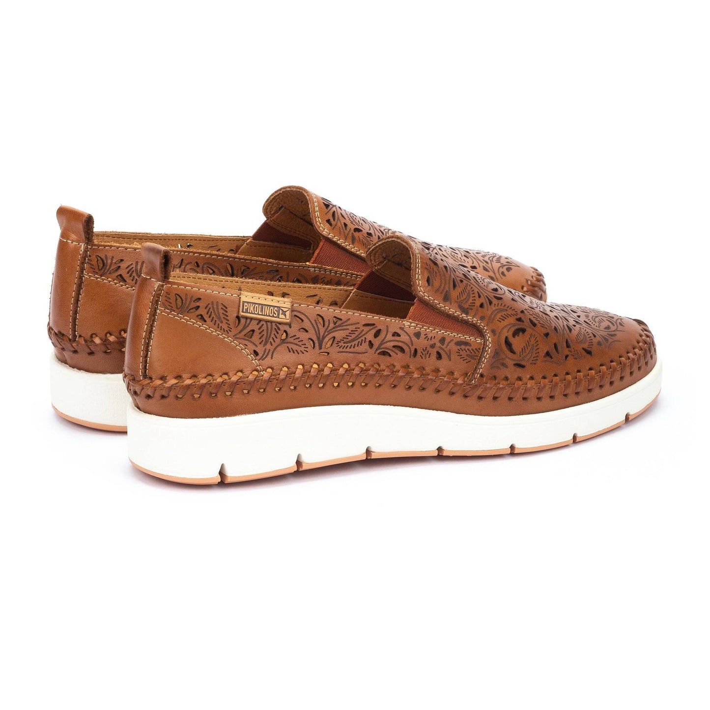 Pikolinos Women's Tenerife W8D-3896 Leather Moccasin Shoes Brandy Brown