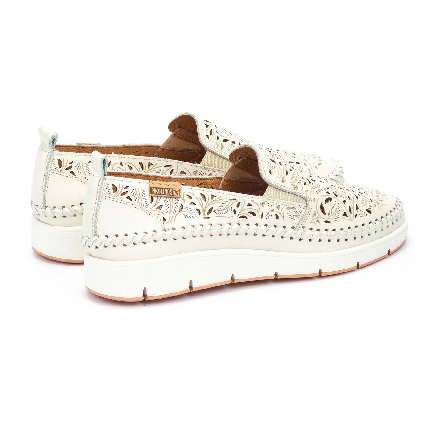 Pikolinos Women's Tenerife W8D-3896 Leather Moccasin Shoes Nata Beige