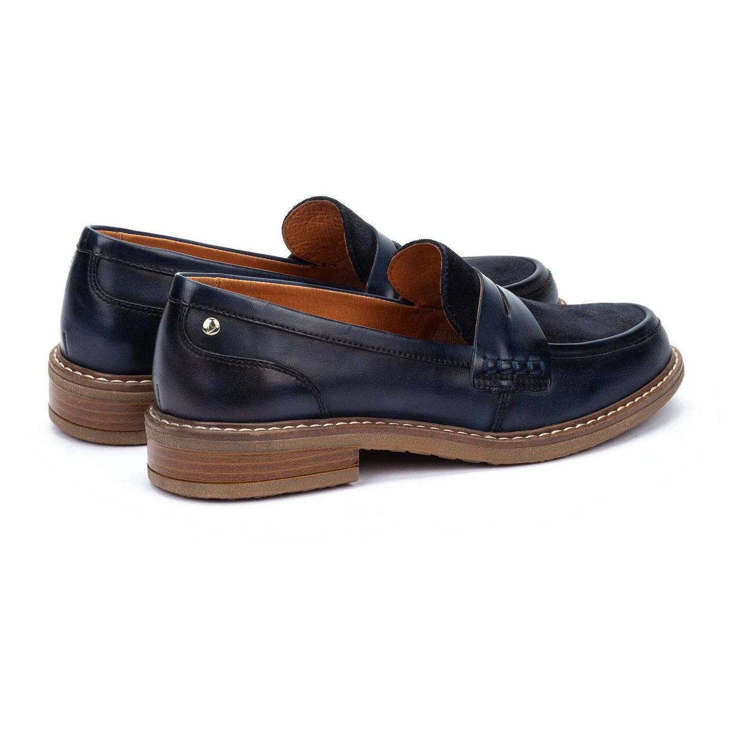 Pikolinos Women's Aldaya W8J-3541C6 Leather Loafer Shoes Blue