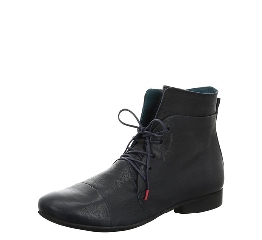 Think! Women's 3-000413 Guad2 Leather Ankle Boots Navy Blue