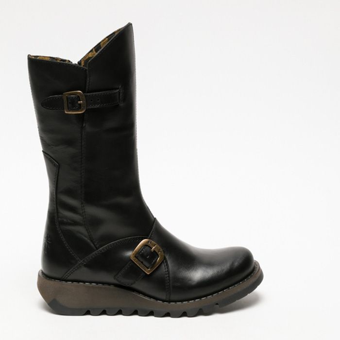 Fly London Women's MES2913FLY Long Boot - Black