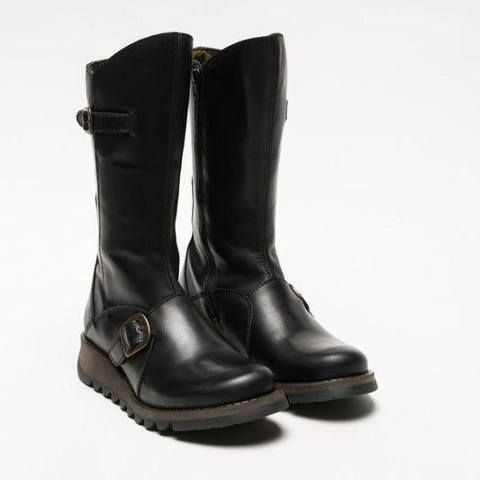 Fly London Women's MES2913FLY Long Boot - Black