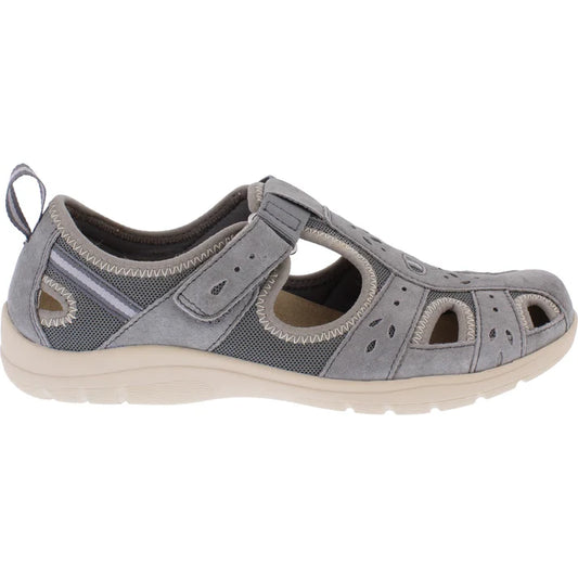 Free Spirit Women's 40500 Cleveland Suede Leather Shoes Smoke Grey