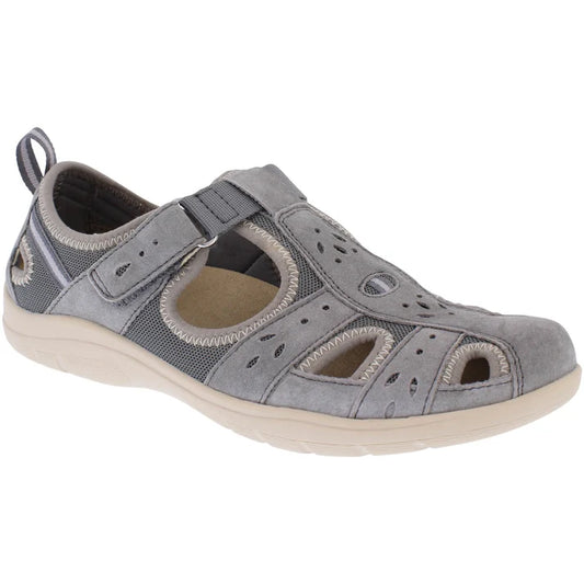 Free Spirit Women's 40500 Cleveland Suede Leather Shoes Smoke Grey