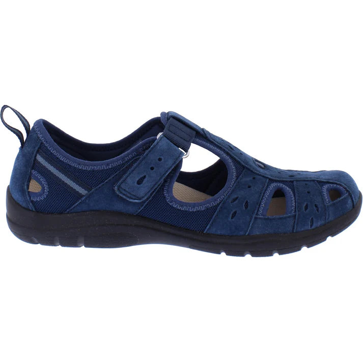 Free Spirit Women's 40501 Cleveland Suede Leather Shoes Navy Blue