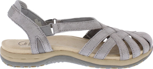 Free Spirit Women's 40751 Alexa Suede Leather Sandals Smoke Grey