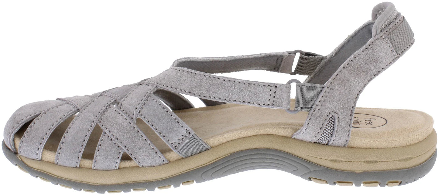 Free Spirit Women's 40751 Alexa Suede Leather Sandals Smoke Grey