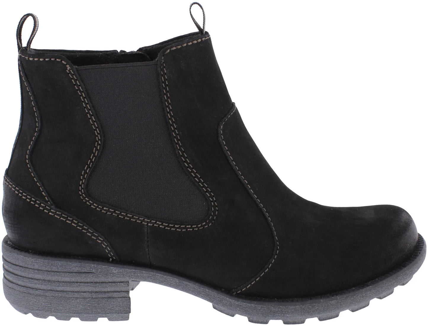 Free Spirit Women's 40814 Ascot Leather Ankle Boots Black