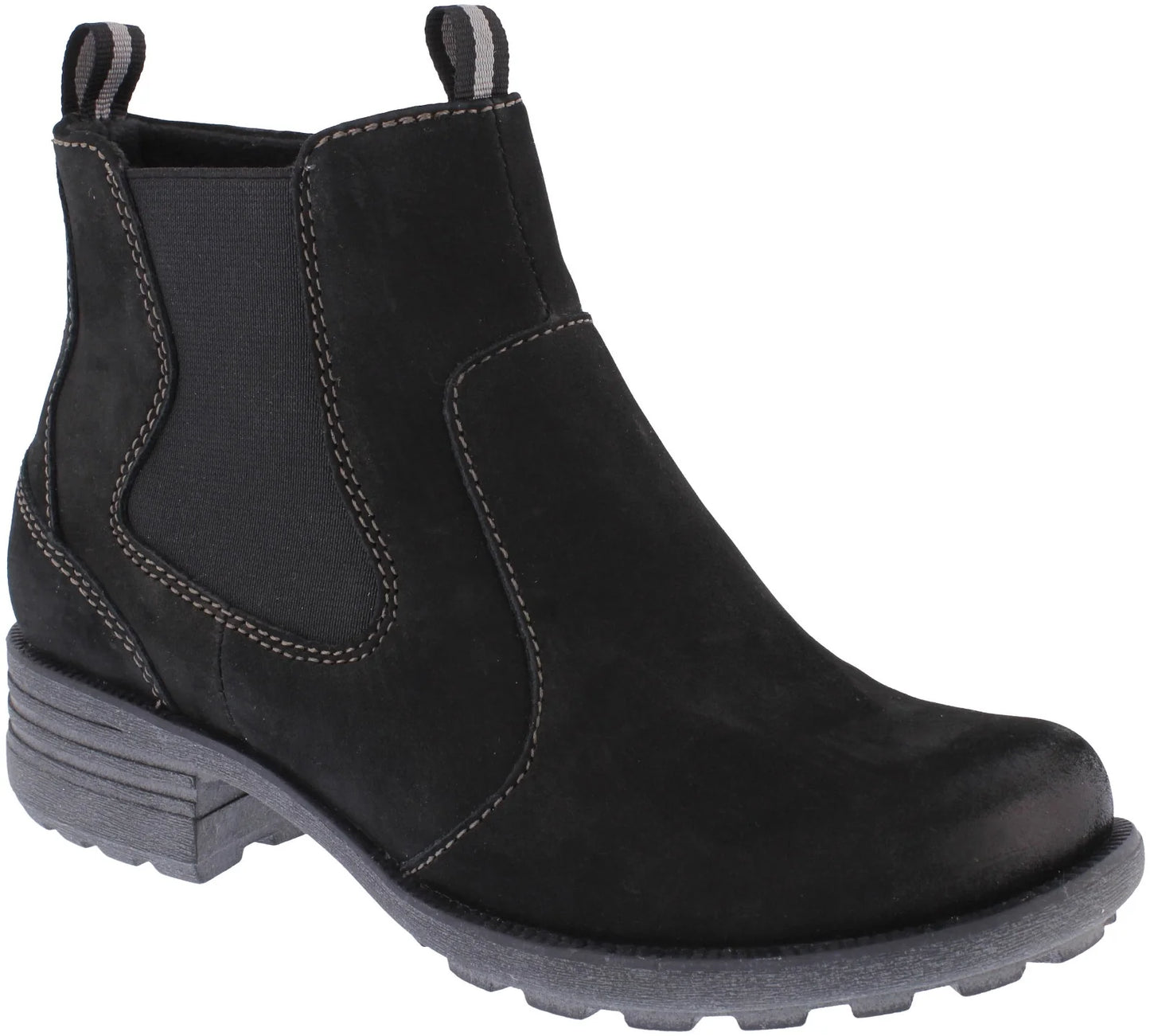 Free Spirit Women's 40814 Ascot Leather Ankle Boots Black