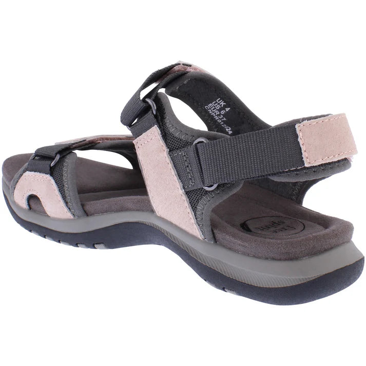 Free Spirit Women's 41064 Ziri Suede Leather Sandals Pastel / Multi