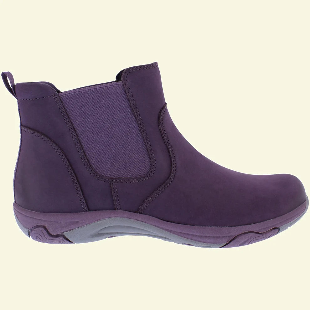 Free Spirit Women's Preta Leather Ankle Boots Plum Purple