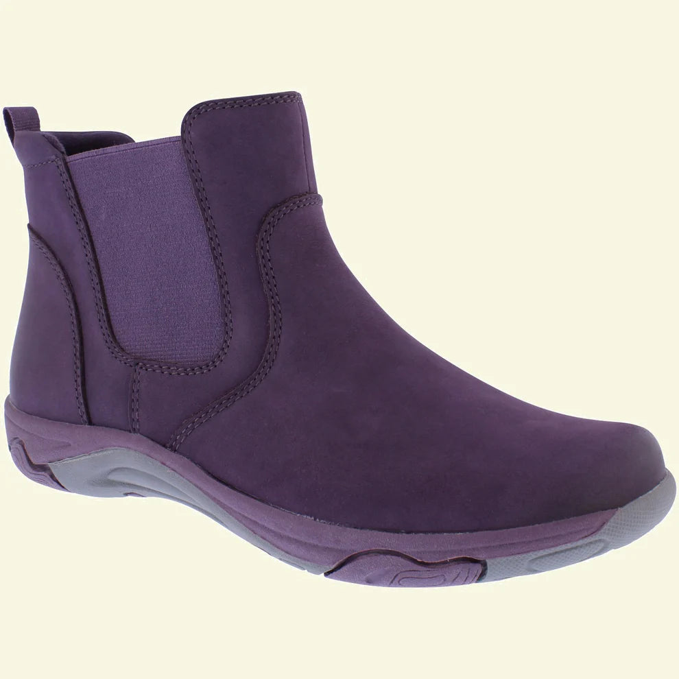 Free Spirit Women's Preta Leather Ankle Boots Plum Purple