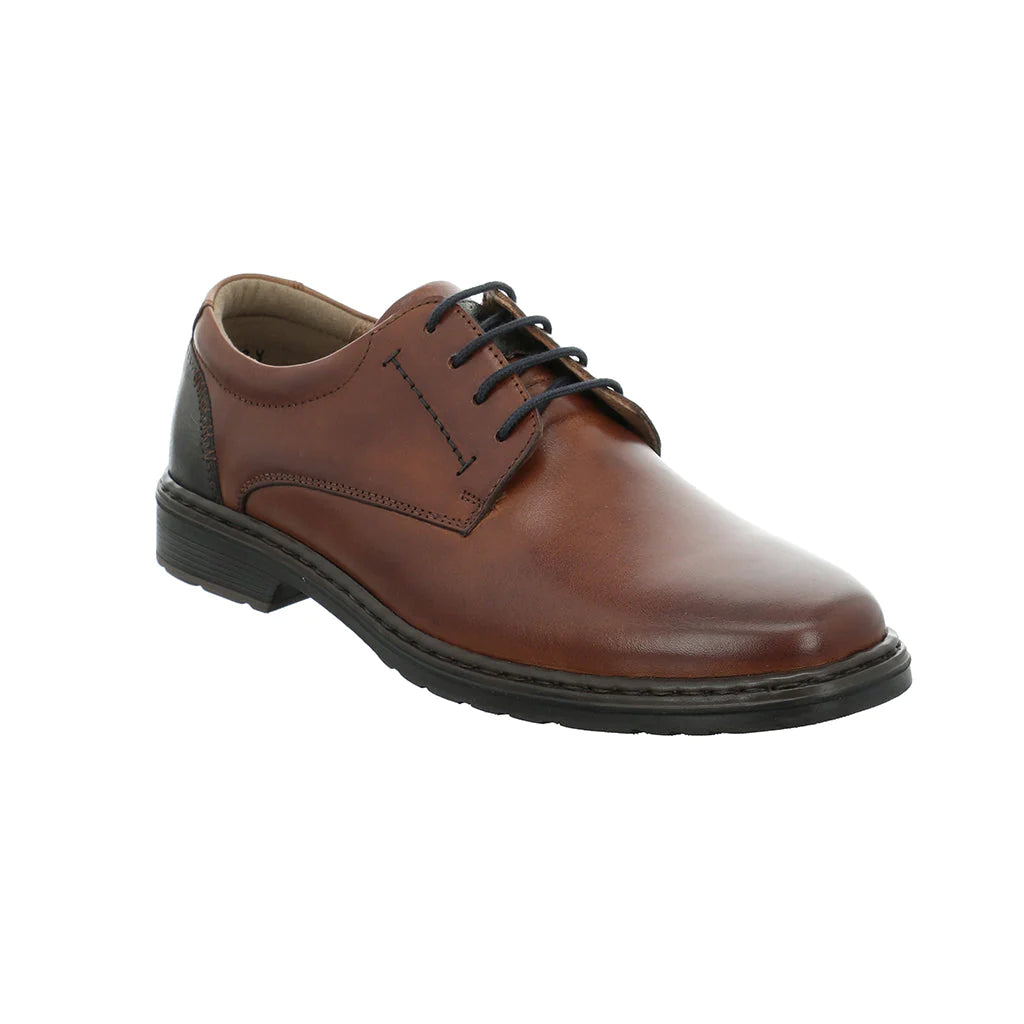 Josef Seibel Men's Alastair 01 Leather Loafer Shoes Cognac Brown – Shoe ...