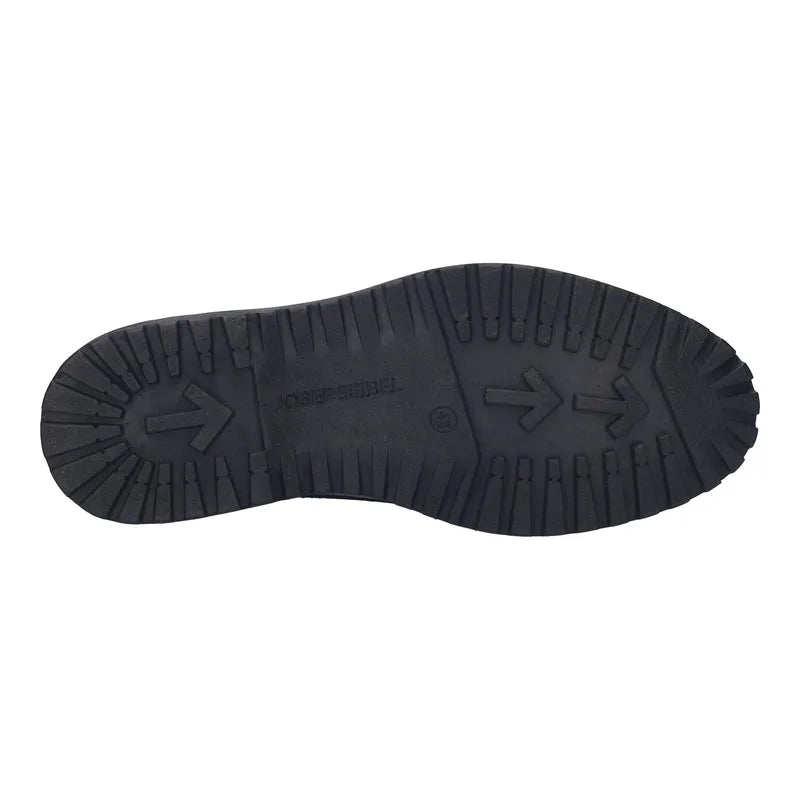 Josef Seibel Men's Erroll 50 Leather Casual Shoes Black