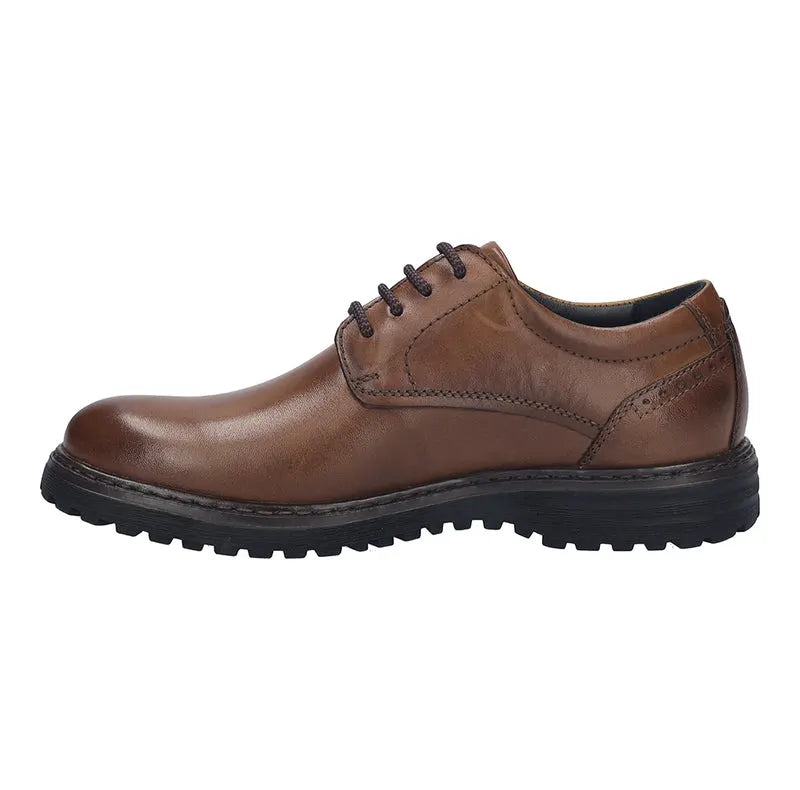 Josef Seibel Men's Erroll 50 Leather Casual Shoes Cognac Brown