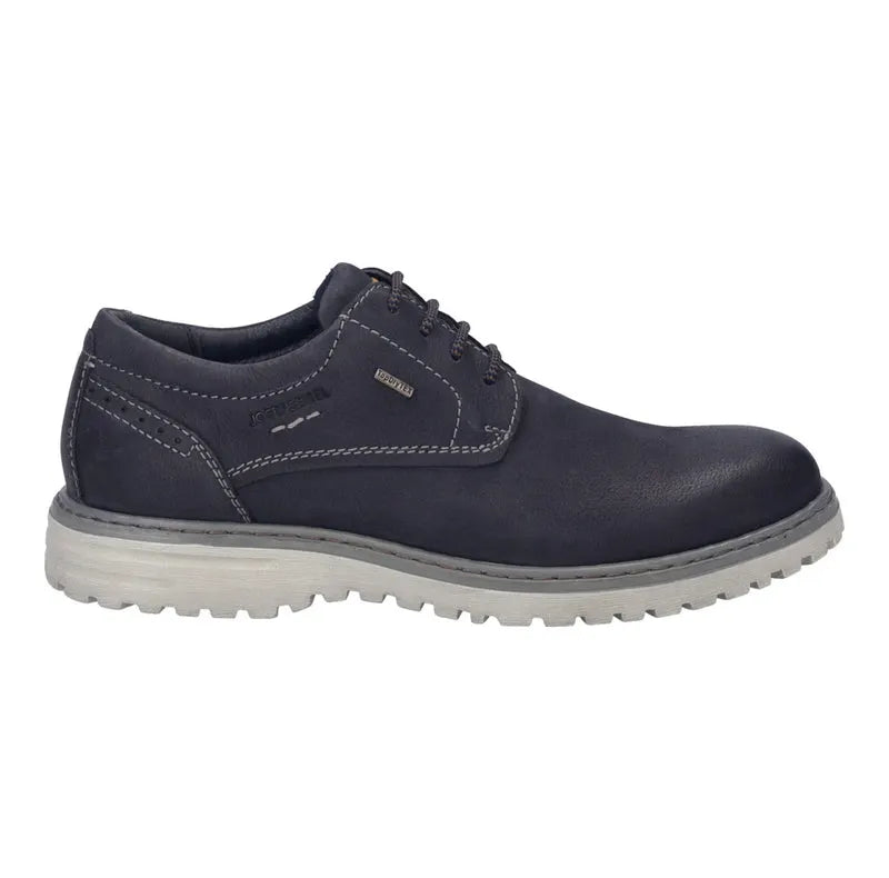 Josef Seibel Men's Erroll 50 Leather Casual Shoes Indigo Blue Combi