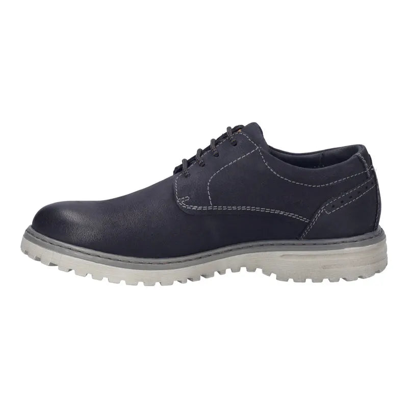 Josef Seibel Men's Erroll 50 Leather Casual Shoes Indigo Blue Combi