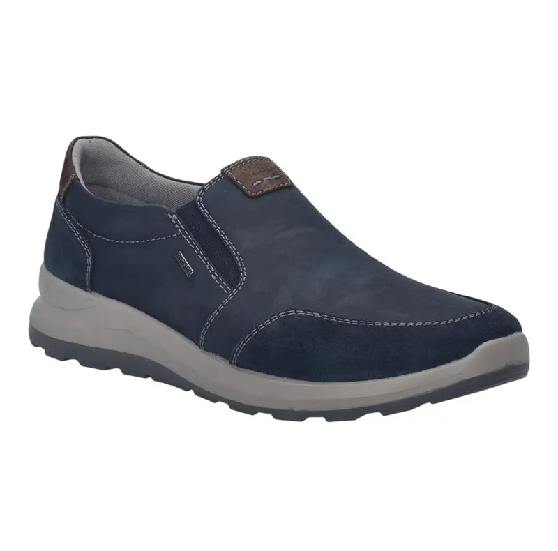 Josef Seibel Men's Marley 52 Leather Casual Shoes Indigo Blue Combi