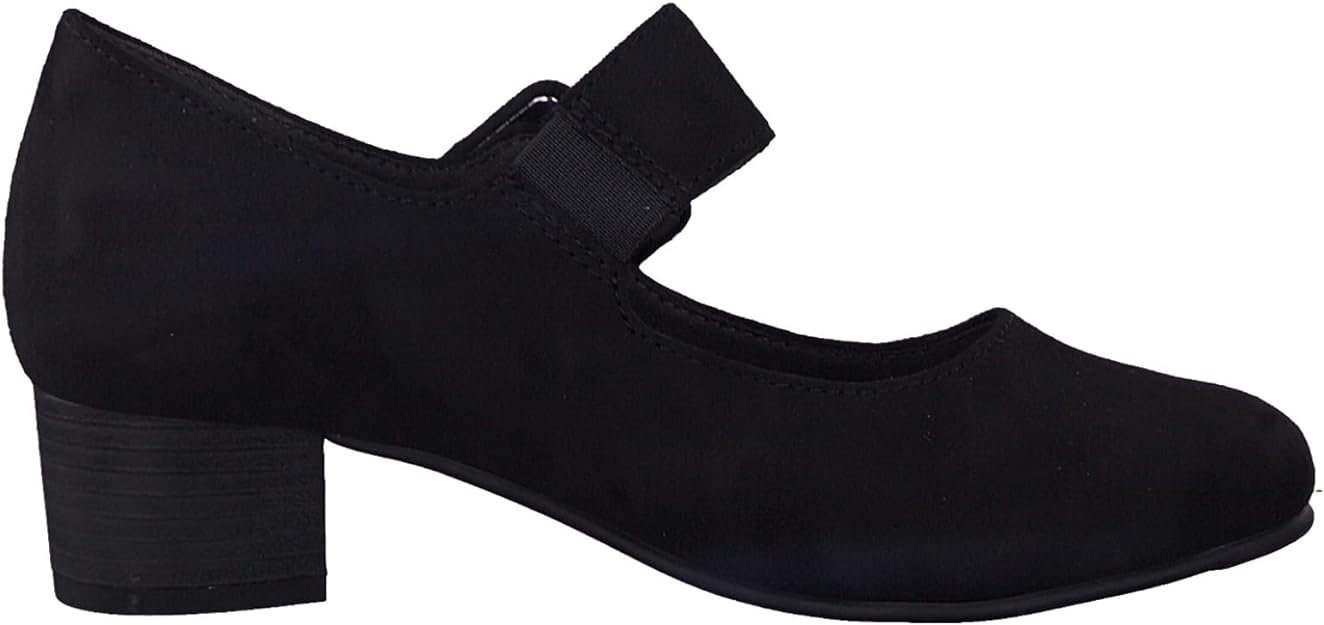 Jana Women's 8-22361-41 Comfort Heel Pumps Shoes Black