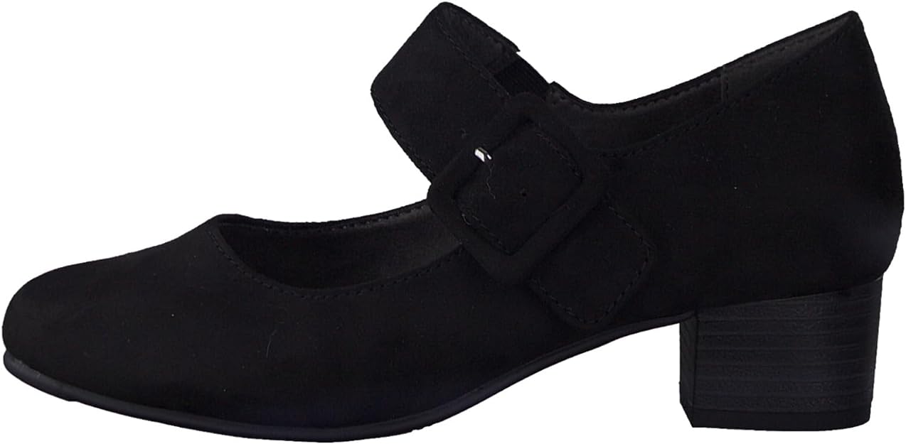 Jana Women's 8-22361-41 Comfort Heel Pumps Shoes Black