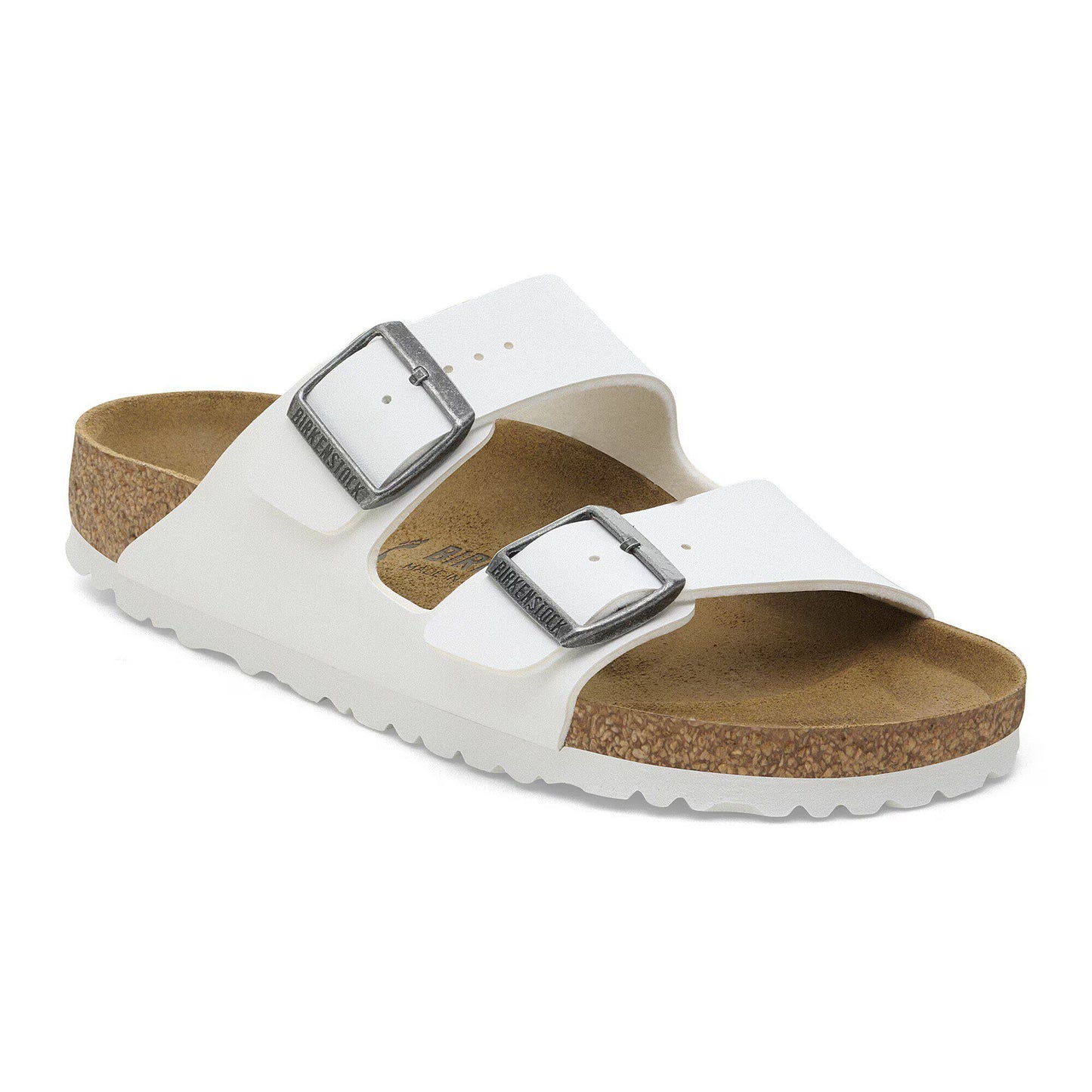 Birkenstock Women's Arizona Birko-Flor Narrow Fit Sandals White