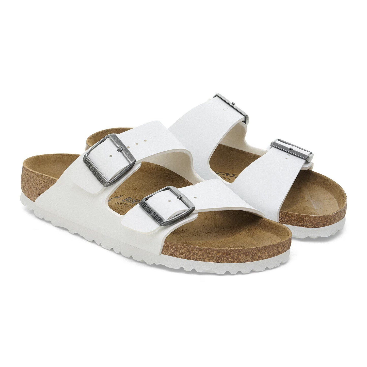 Birkenstock Women's Arizona Birko-Flor Narrow Fit Sandals White
