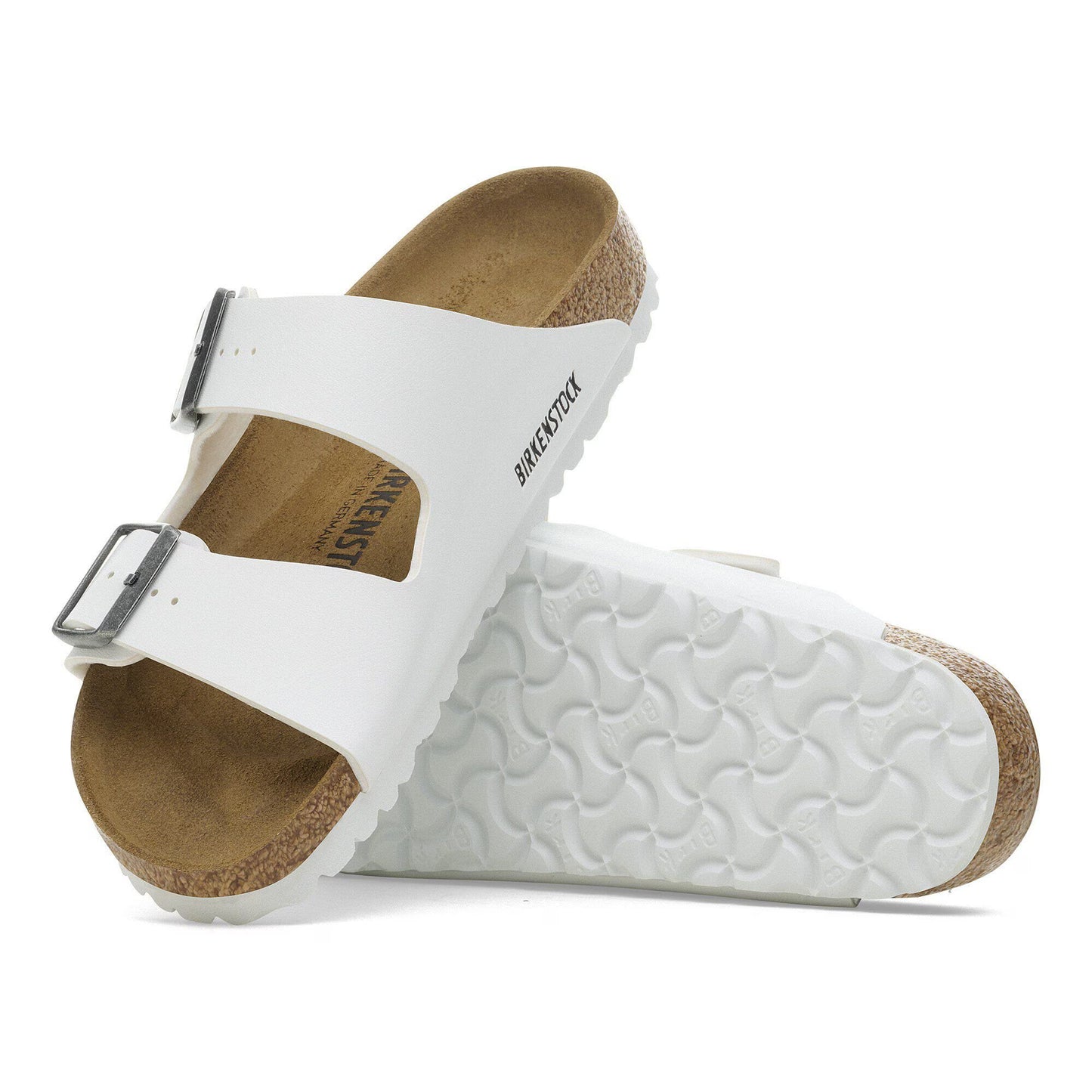 Birkenstock Women's Arizona Birko-Flor Narrow Fit Sandals White