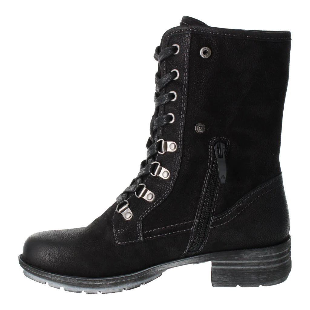 Josef Seibel Women's Susie 04 Mid-High Leather Boots Black