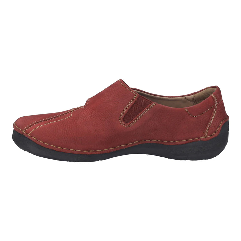 Josef Seibel Women's Fergey 68 Casual Leather Shoes Red