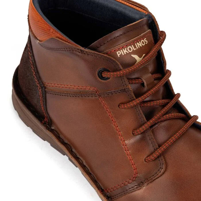 Pikolinos Men's M2T-8066C1 BAEZA Men's extra comfort lace-up boot in Light Brown