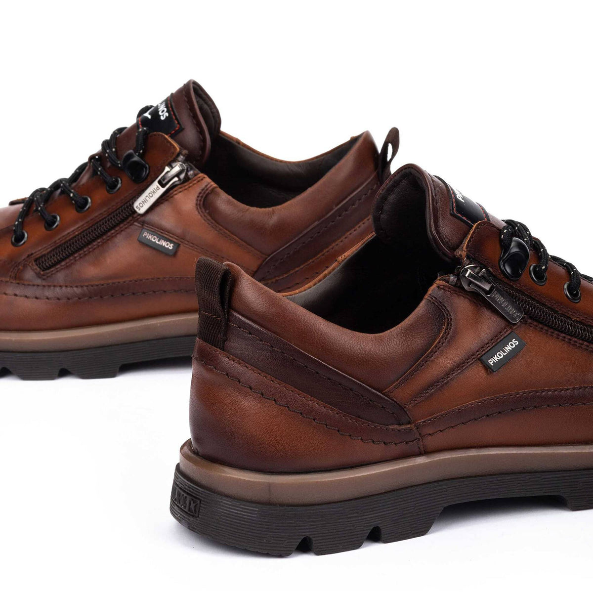 Pikolinos Men's Vigo M3M-4163C1 Leather Lace-Up Shoes Cuero Brown