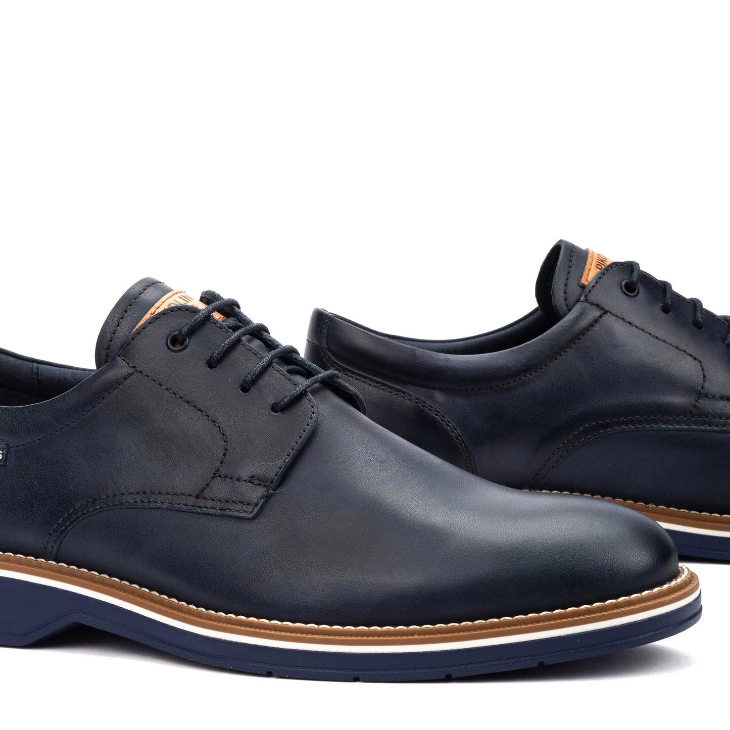 Pikolinos Men's Carlet M6W-4311 Leather Lace-Up Shoes Blue