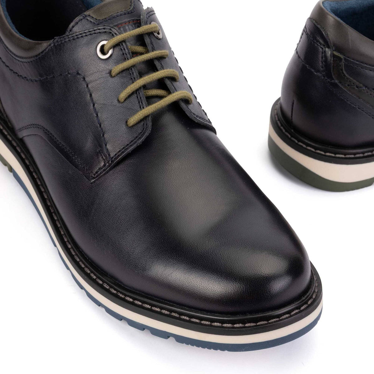 Pikolinos Men's Berna M8J-4331C1 Leather Lace-Up Shoes Space