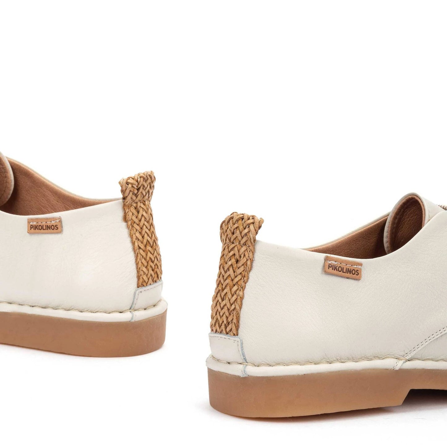Pikolinos Women's Noia W5W-4535 Leather Lace-Up Shoes Nata Beige