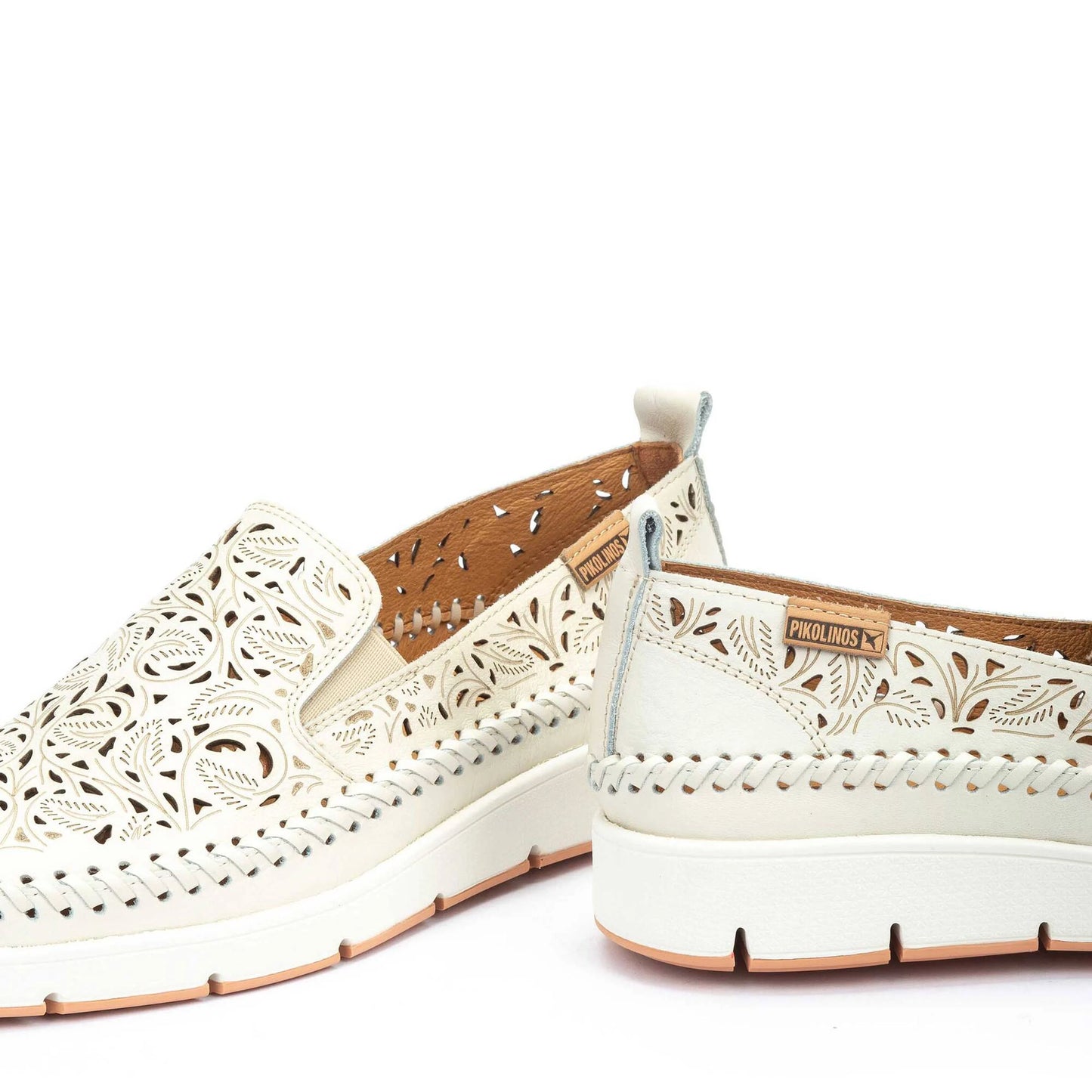 Pikolinos Women's Tenerife W8D-3896 Leather Moccasin Shoes Nata Beige