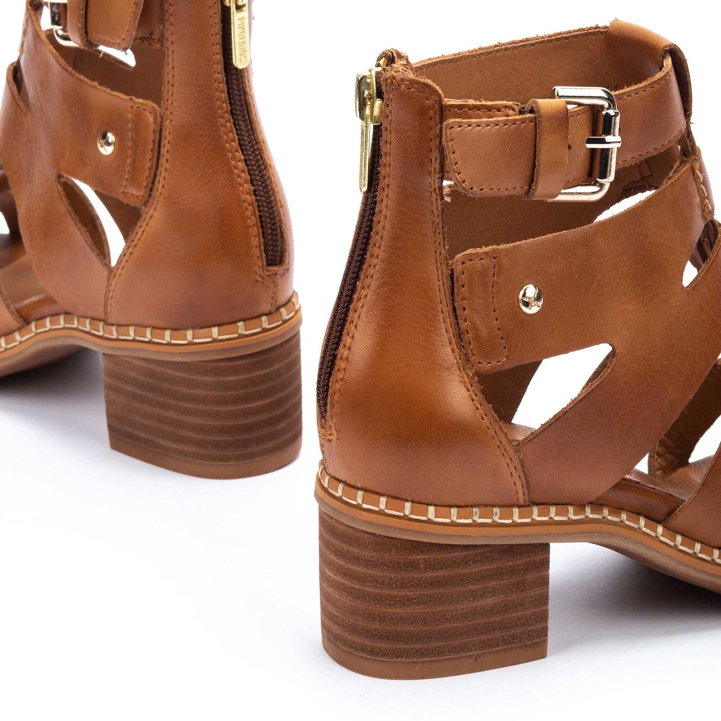 Pikolinos Women's W3H-1823 Blanes Leather Roman Sandals Brandy Brown