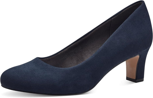 Jana Women's 8-22470-41 Comfort Heel Pumps Shoes Ocean Blue