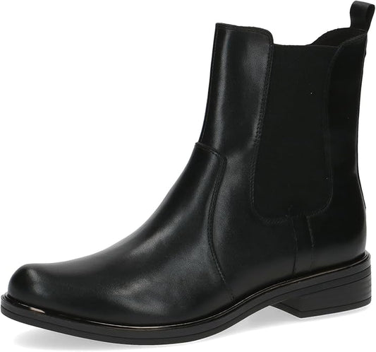 Caprice Women's 9-25304-41 Leather Ankle Boots Black